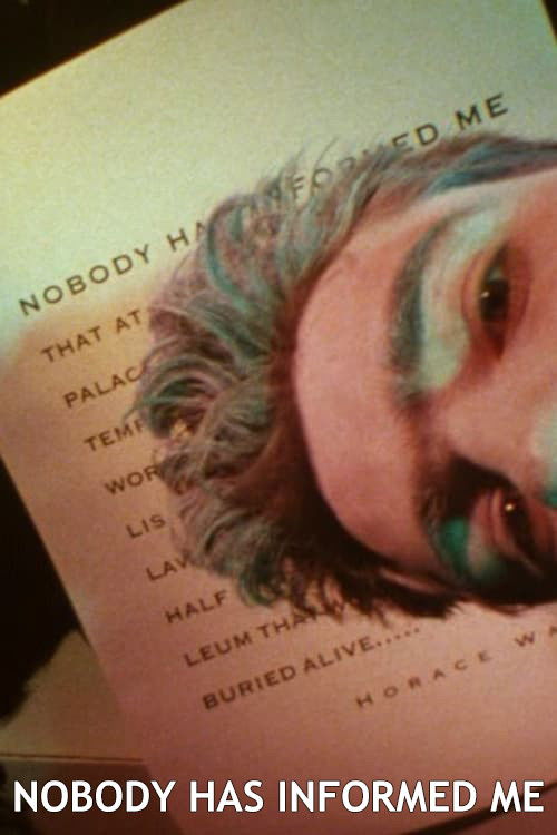 Nobody Had Informed Me (1989) poster