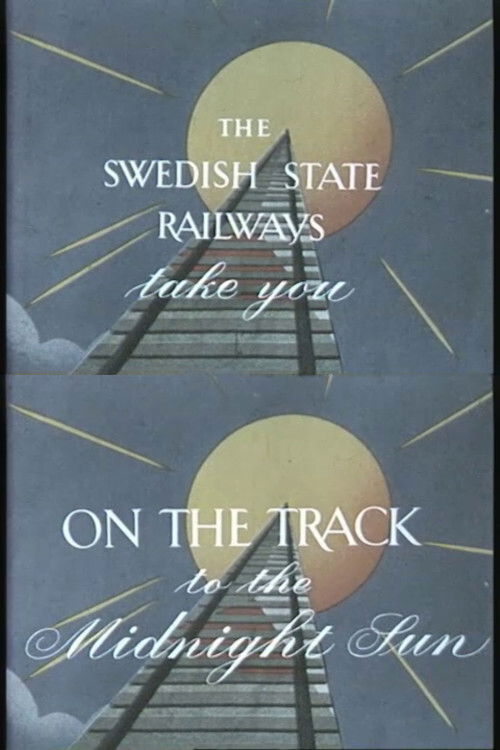 On the track to the midnight sun (1954) poster