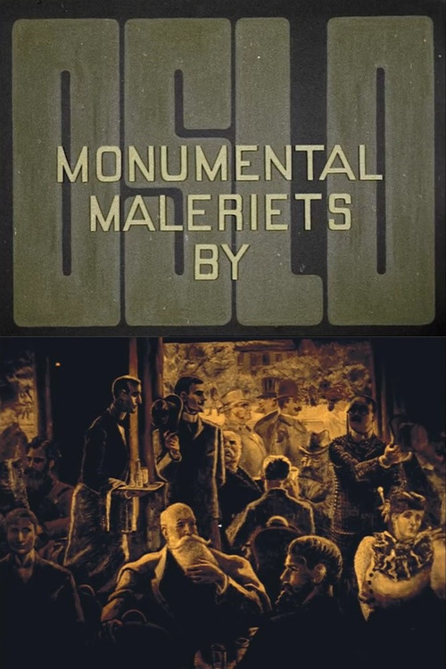 Oslofilm: Oslo - monumentalmaleriets by (1954) poster
