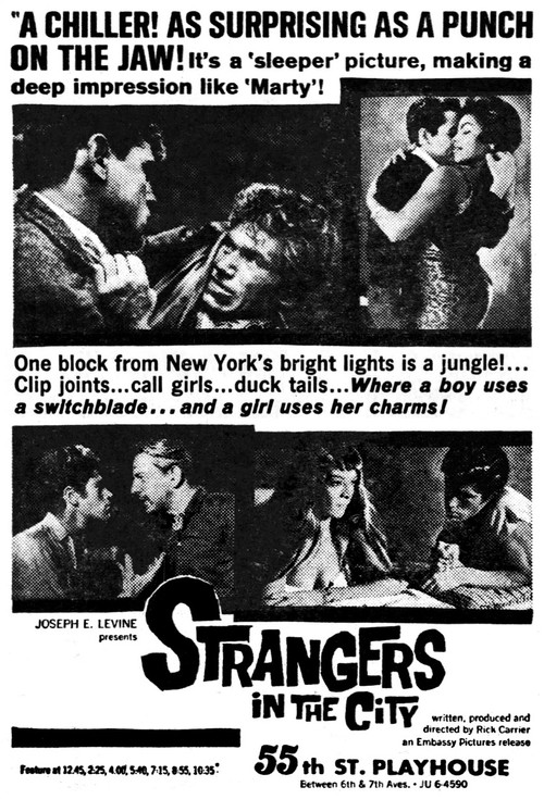 Strangers in the City (1962) poster