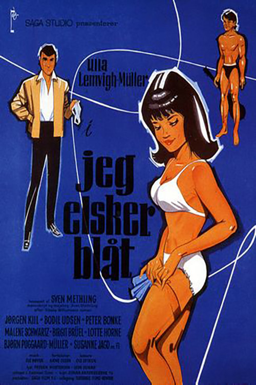 Jeg elsker blåt (1968) poster