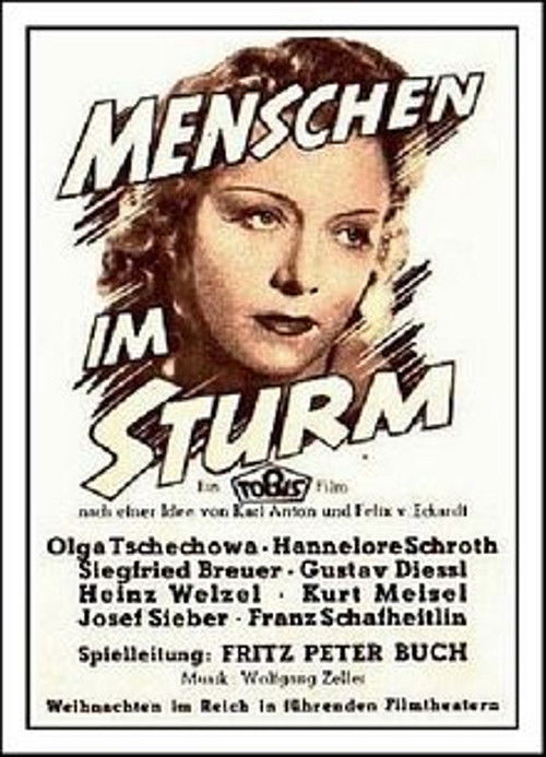 Menschen im Sturm (1941) poster