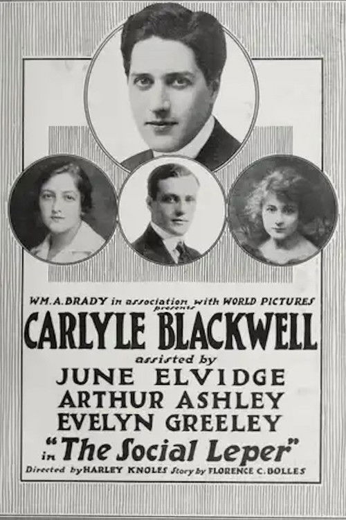 The Social Leper (1917) poster