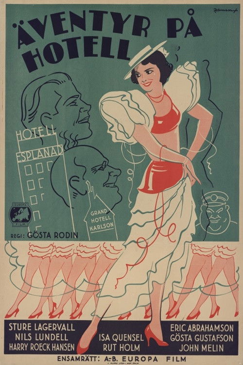 Äventyr på hotell (1934) poster