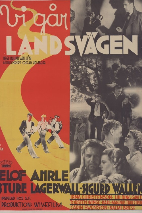 Vi går landsvägen (1937) poster