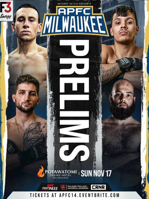 Anthony Pettis FC 14: Milwaukee Fight Night 6 (2024) poster