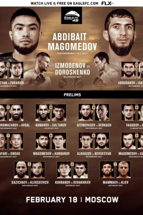 Eagle FC 45: Gitinovasov vs. Magomedov (2022) poster