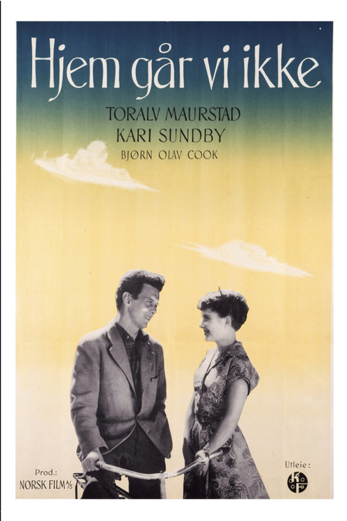 Hjem går vi ikke (1955) poster