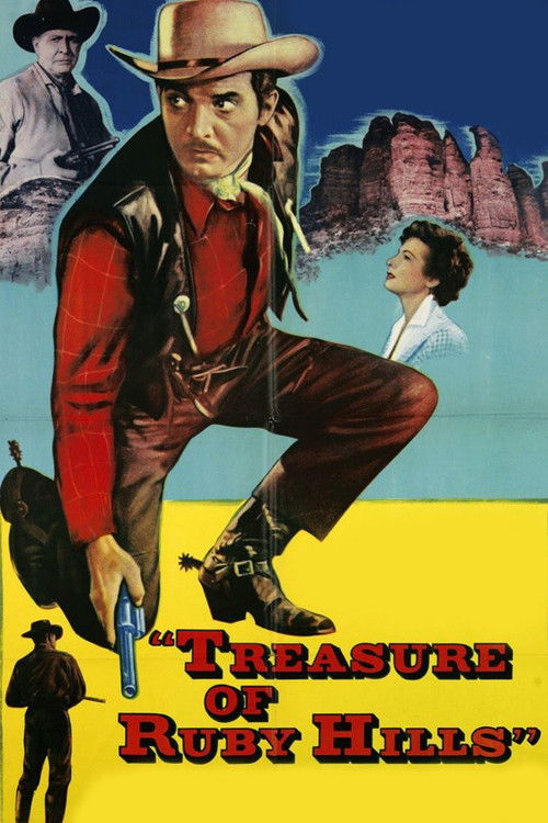Treasure of Ruby Hills (1955) poster
