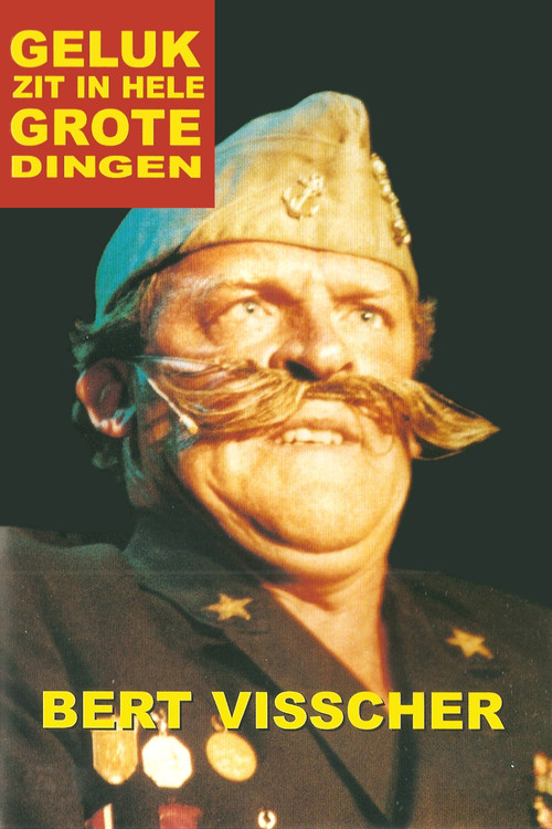 Bert Visscher: Geluk zit in hele grote dingen (2002) poster