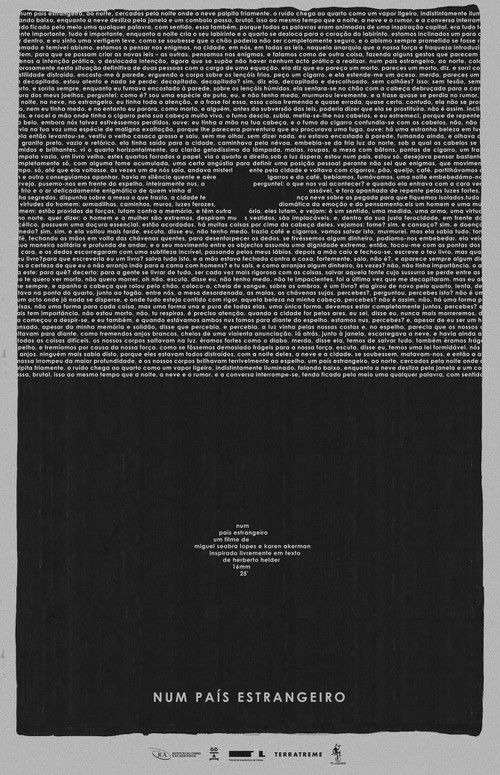 In a Foreign Country (2018) poster