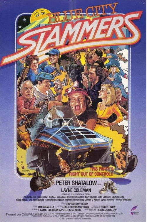 Blue City Slammers (1988) poster