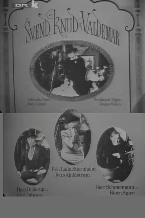 Svend, Knud og Valdemar (1970) poster