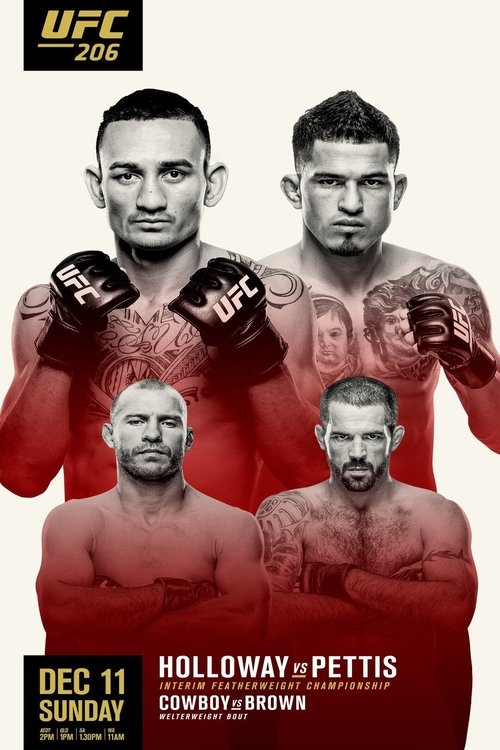 UFC 206: Holloway vs. Pettis (2016) poster