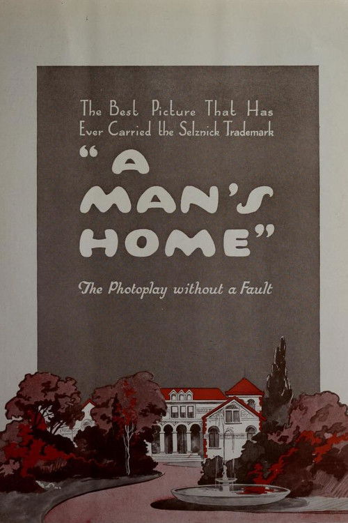 A Man's Home (1921) poster