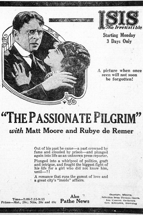 The Passionate Pilgrim (1921) poster