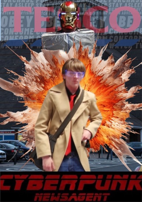 Cyberpunk Newsagent (2025) poster