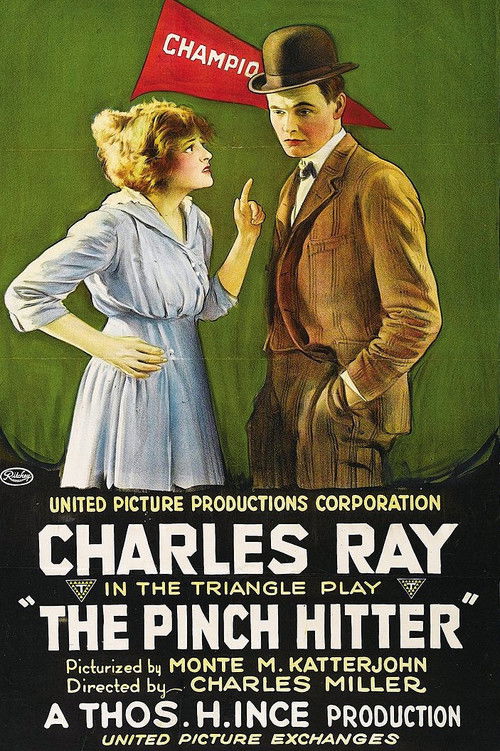 The Pinch Hitter (1917) poster