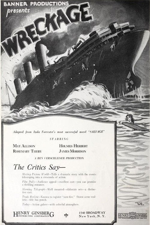Wreckage (1925) poster