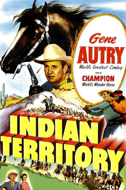 Indian Territory (1950) poster