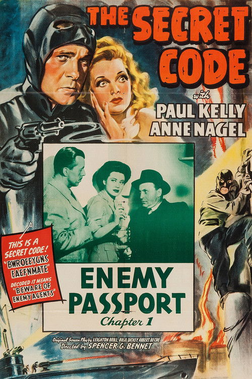 The Secret Code (1944) poster