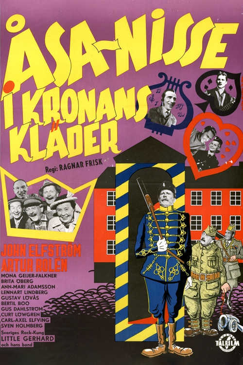 Åsa-Nisse i kronans kläder (1958) poster