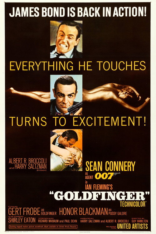 Goldfinger (1964) poster