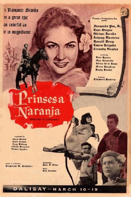 Prinsesa Naranja (1960) poster