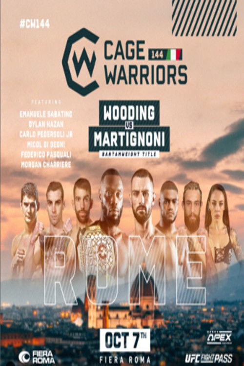 Cage Warriors 144: Rome (2022) poster