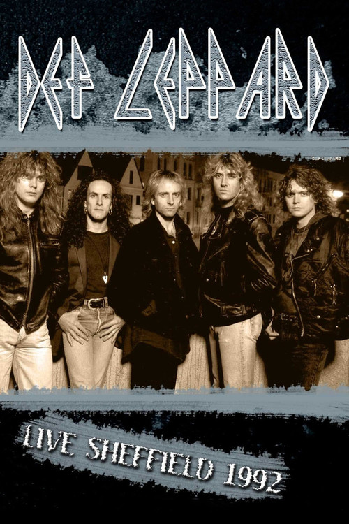Def Leppard - Live in Sheffield (1993) poster