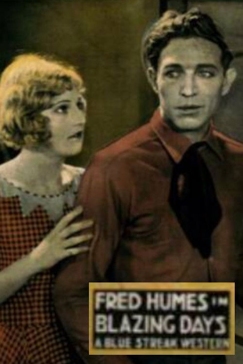 Blazing Days (1927) poster
