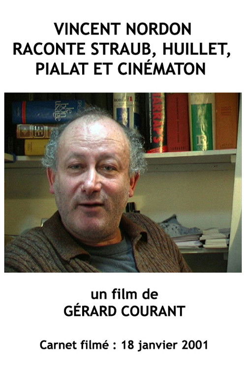 Vincent Nordon raconte Straub, Huillet, Pialat et Cinématon (2012) poster