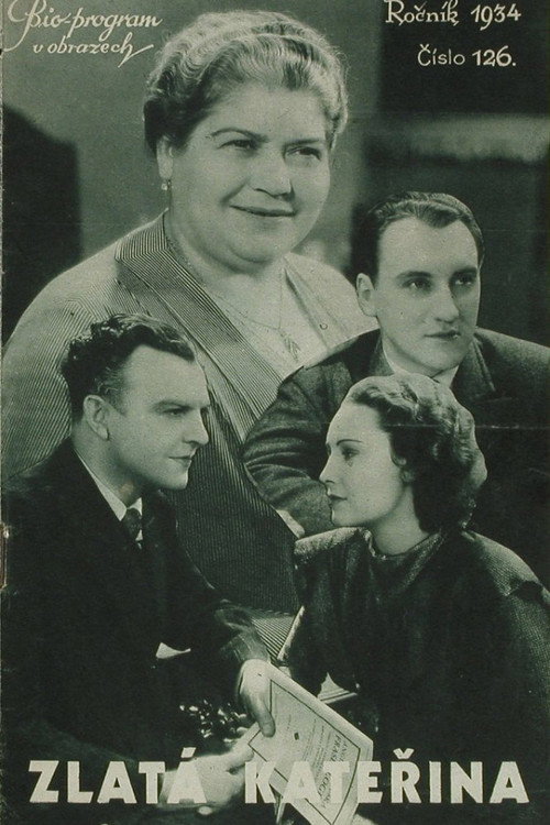 Zlatá Kateřina (1934) poster