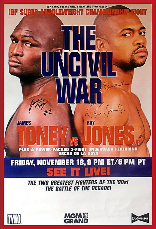 James Toney vs. Roy Jones Jr (1994) poster