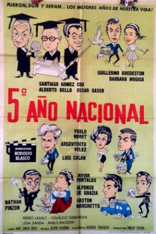 Last year of Nacional High School (1961) poster