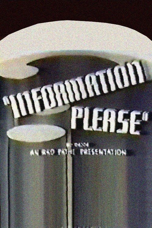 Information Please: Series 1, No. 1 (1939) poster