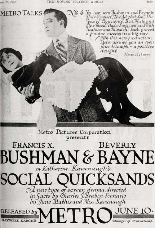 Social Quicksands (1918) poster