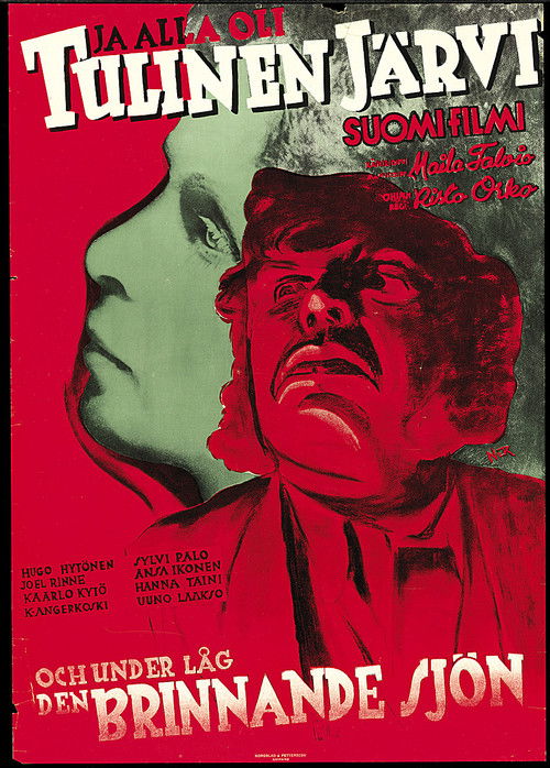 Ja alla oli tulinen järvi (1937) poster