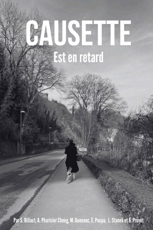 Causette est en retard poster