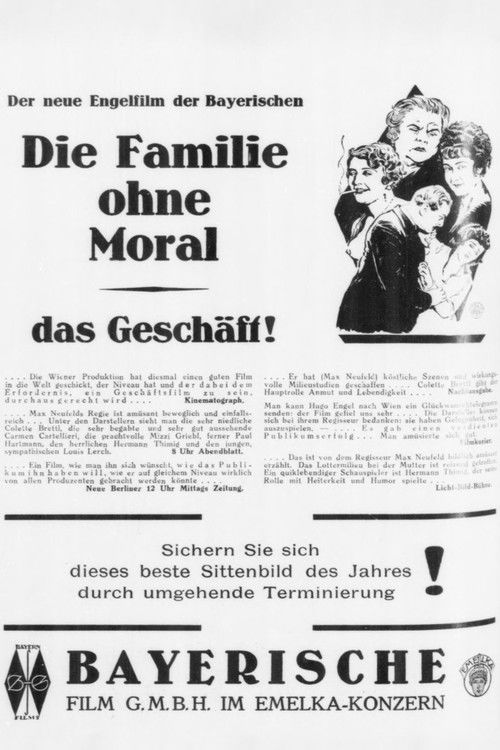 Die Familie ohne Moral (1927) poster