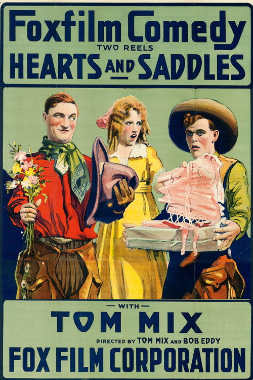 Hearts and Saddles (1917) poster
