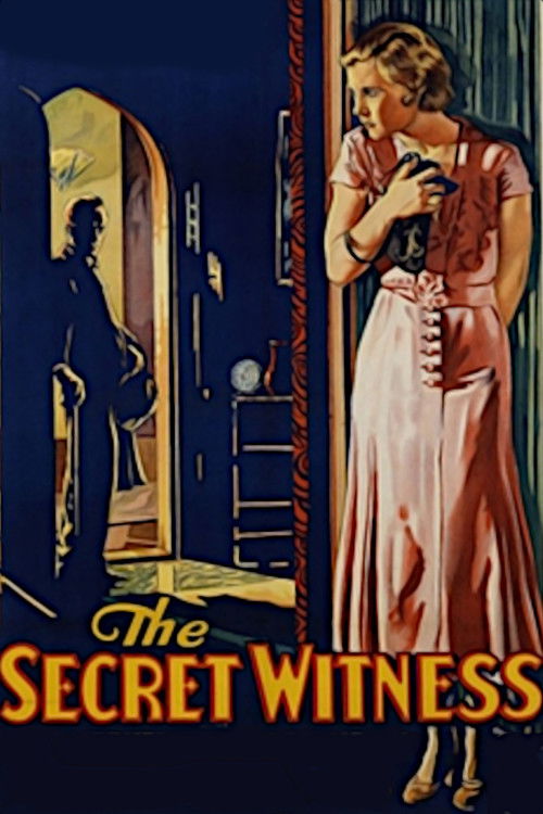 The Secret Witness (1931) poster