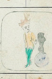 Clown and His Dogs (1892) poster