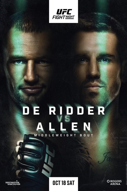 UFC Fight Night 262: de Ridder vs. Allen (2025) poster