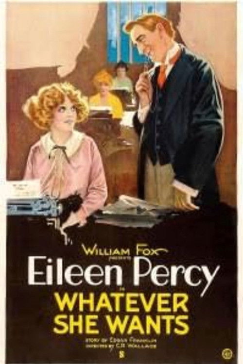 Whatever She Wants (1921) poster