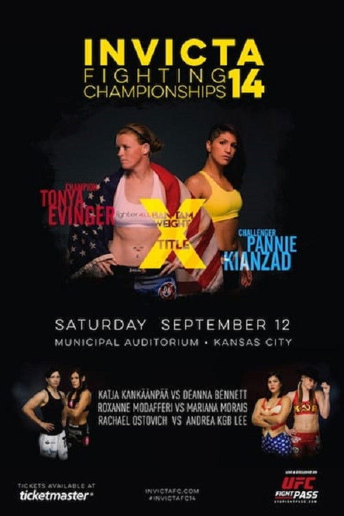 Invicta FC 14: Evinger vs. Kianzad (2015) poster