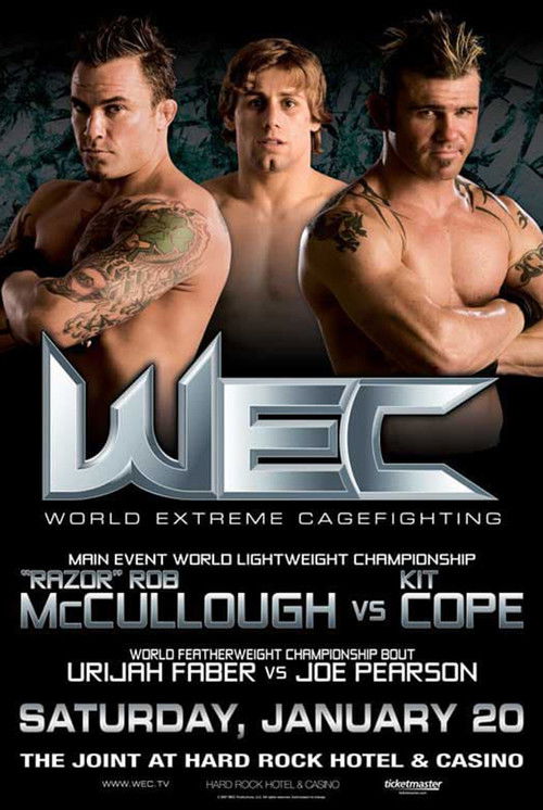 WEC 25: McCullough vs. Cope (2007) poster