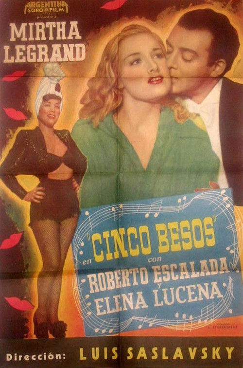 Cinco besos (1946) poster