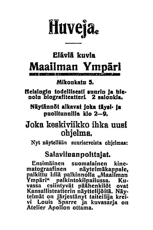 Salaviinanpolttajat (1907) poster