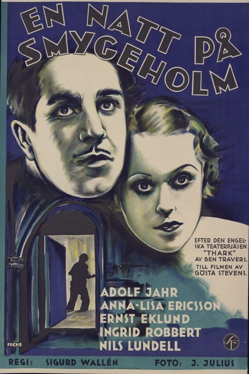 En natt på Smygeholm (1933) poster